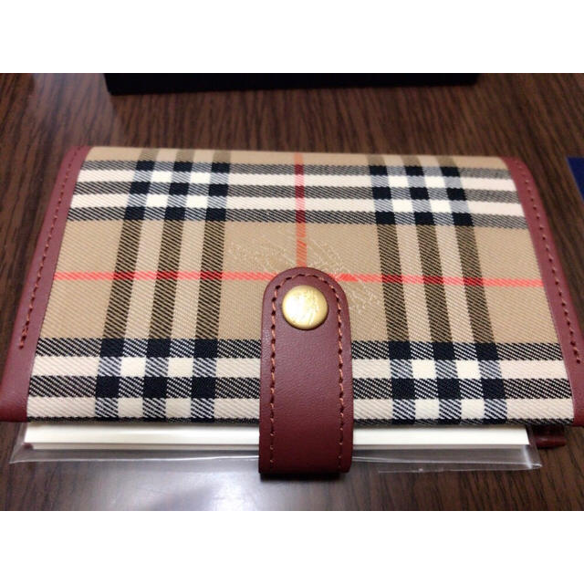 BURBERRY バーバリー マイクロミニシステム手帳 未使用レフィル付