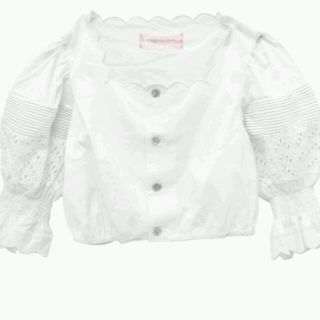 ハニーミーハニー(Honey mi Honey)のcotton puff sleeve blouse(シャツ/ブラウス(長袖/七分))