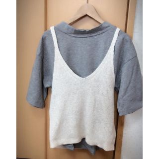 ダブルクローゼット(w closet)のw closet ニットビスチェ(キャミソール)