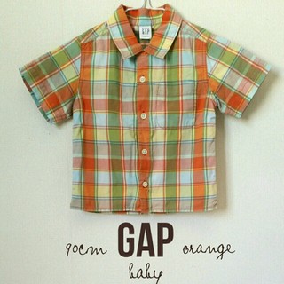 ベビーギャップ(babyGAP)の100cm相当【babyGAP】襟つきシャツ(Tシャツ/カットソー)