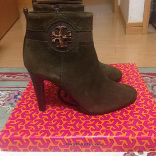 トリーバーチ(Tory Burch)のTory Burch トリーバーチ ブーティ ショートブーツ 美品 24.5(ブーティ)