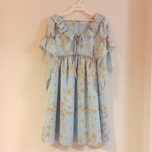 MILK Twinkle night dress サックス