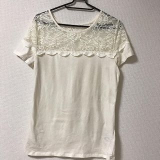 エイチアンドエム(H&M)のH&M レースTシャツ(Tシャツ(半袖/袖なし))