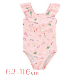 ネクスト(NEXT)の新品♡NEXT♡80㎝♡ピンクプリントスイムウェア 水着 女の子(水着)