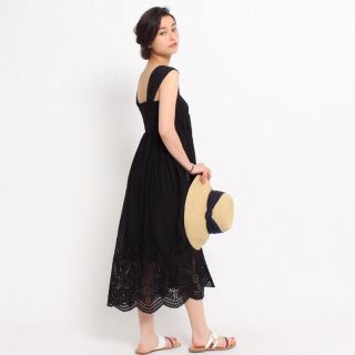 アナトリエ(anatelier)の新品♡アナトリエ ne Quittez pas 完売 カットワークワンピース 黒(ロングワンピース/マキシワンピース)