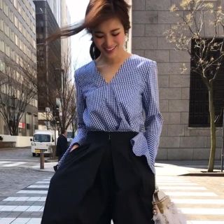 ザラ(ZARA)の【今季物】Zara ギンガムチェック シャツ(シャツ/ブラウス(長袖/七分))