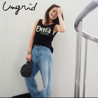 アングリッド(Ungrid)のYUMI様⠒̫⃝♡*ungrid＊Extraプリントショートタンク(タンクトップ)