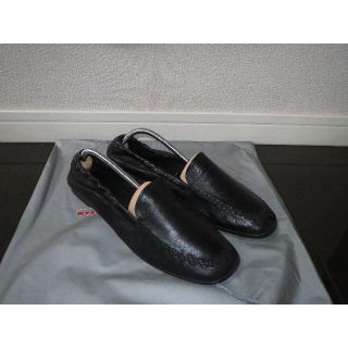 プラダ(PRADA)の●5.5万プラダ黒ラムスキンレザー羊革ペタンコ2Wayバレエシューズサンダル美品(バレエシューズ)