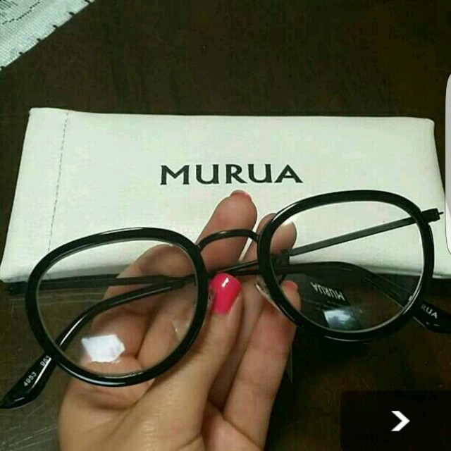MURUA(ムルーア)のムルーアだて眼鏡 レディースのファッション小物(サングラス/メガネ)の商品写真