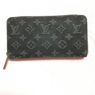 ルイヴィトン(LOUIS VUITTON)の【ルイヴィトン】長財布  モノグラムデニム黒(財布)