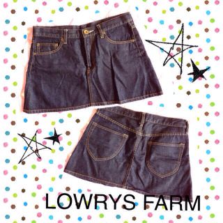 ローリーズファーム(LOWRYS FARM)の3A様♡デニムミニスカート(ミニスカート)