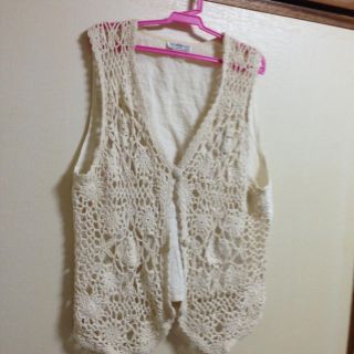 古着屋購入＊レースベスト(ベスト/ジレ)
