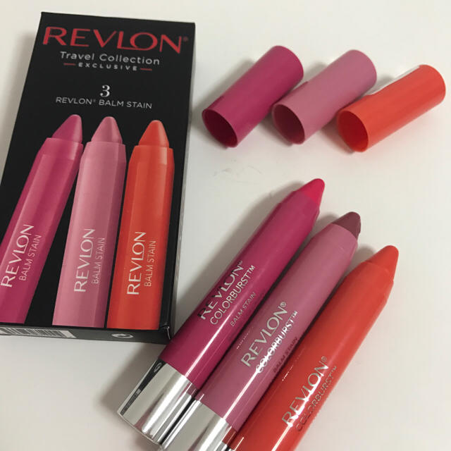 REVLON(レブロン)のrevlon クレヨンリップ 3色セット コスメ/美容のベースメイク/化粧品(口紅)の商品写真