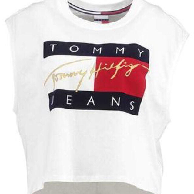 TOMMY HILFIGER(トミーヒルフィガー)のTOMMY JEANS クロップドフィットタンク 90S   * 		   レディースのトップス(Tシャツ(半袖/袖なし))の商品写真