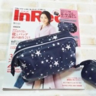 アミウ(AMIW)の新品未使用★InRed  付録 星柄  スター  ポーチ(ポーチ)