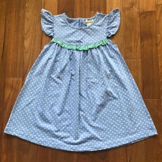 ジンボリー(GYMBOREE)のMatilda Jane ワンピース6 ブルードット 未着用(ワンピース)