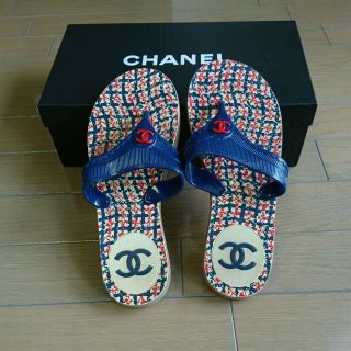 シャネル(CHANEL)のCHANEL、35、ビーチサンダル(ビーチサンダル)