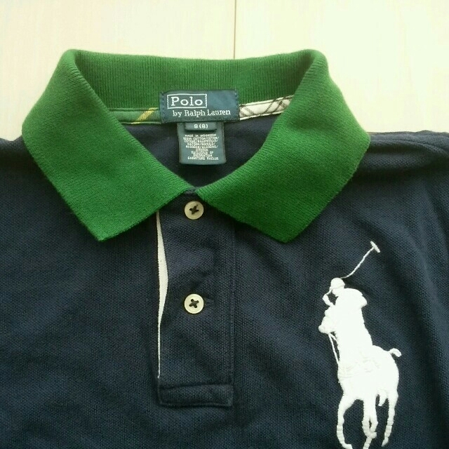 POLO RALPH LAUREN(ポロラルフローレン)のラルフローレン ボーイズ ポロシャツ グリーン S (8) キッズ/ベビー/マタニティのキッズ服男の子用(90cm~)(その他)の商品写真