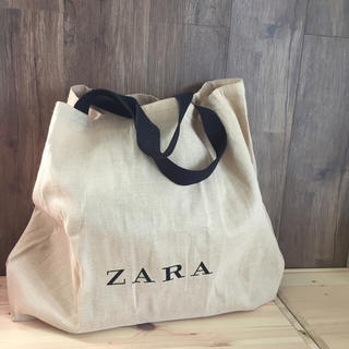 ザラ(ZARA)の【新品未使用】ザラ ジュートートバッグ zara(トートバッグ)