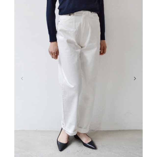 MARGARET HOWELL(マーガレットハウエル)のANATOMICA デニム 618 MARILYN white レディースのパンツ(デニム/ジーンズ)の商品写真