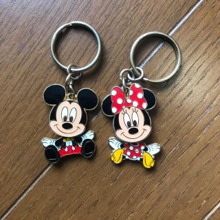 ディズニー(Disney)のミッキーミニーのペアキーホルダー(キーホルダー)