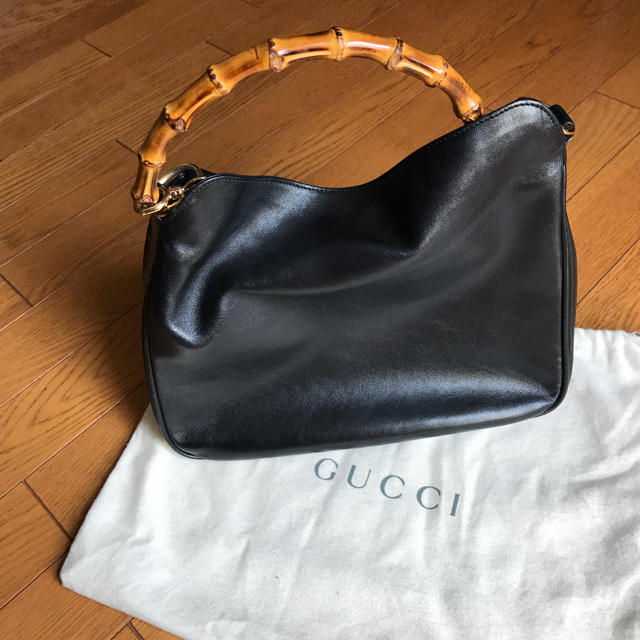 Gucci(グッチ)の【GUCCI：グッチ】◆バンブー♪ブラック♪バッグ◆ レディースのバッグ(ハンドバッグ)の商品写真