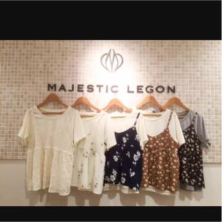 マジェスティックレゴン(MAJESTIC LEGON)の新品未使用マジェスティックレゴン☆キャミ&Tシャツセット(Tシャツ(半袖/袖なし))