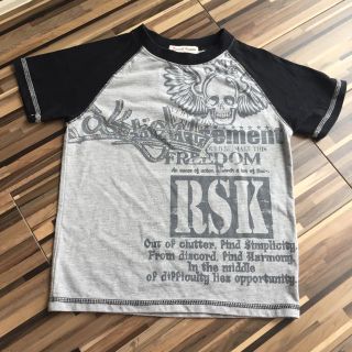 男の子⭐️130❣️スカル柄Tシャツ❣️(Tシャツ/カットソー)