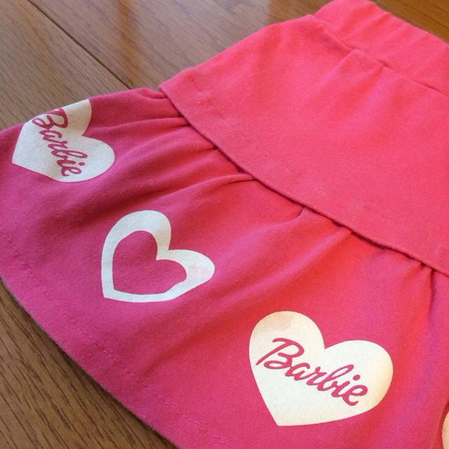 Barbie(バービー)のBarbieミニスカート キッズ/ベビー/マタニティのキッズ服女の子用(90cm~)(その他)の商品写真