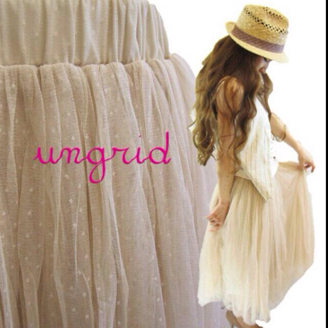 Ungrid(アングリッド)のUngrid 大人気♡チュールスカート レディースのスカート(ひざ丈スカート)の商品写真