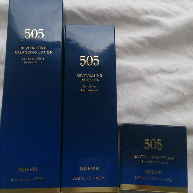 ノエビア 505薬用スキンローション、薬用ミルクローション、薬用