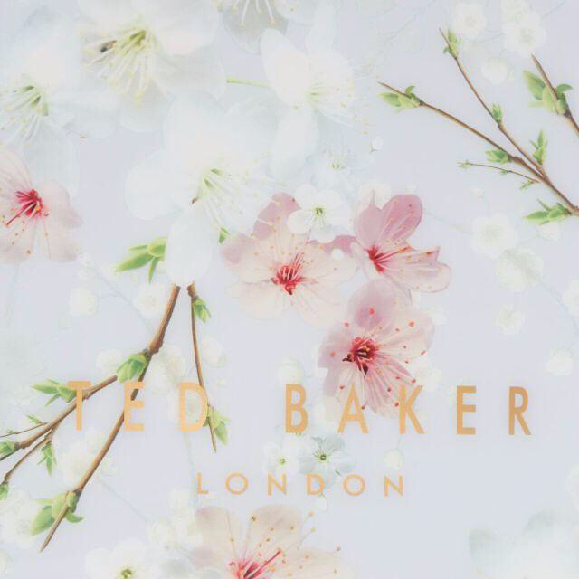 TED BAKER(テッドベイカー)の【TED BAKER】Salecon★オリエンタル桜柄★大きめトートバッグ♪ レディースのバッグ(トートバッグ)の商品写真