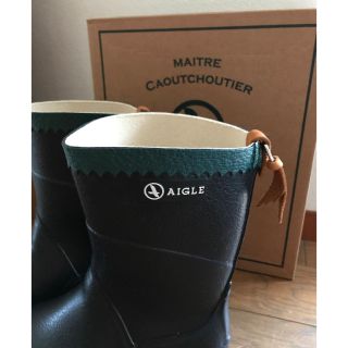 エーグル(AIGLE)の箱付き 新品 AIGLE長靴(レインブーツ/長靴)