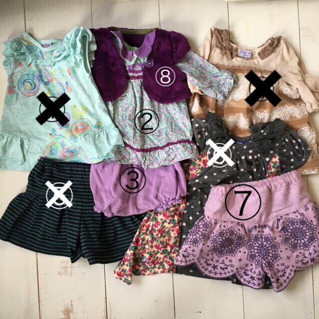 ANNA SUI mini(アナスイミニ)のANNA SUI mini 4点 まとめ売り 70 80  キッズ/ベビー/マタニティのキッズ服女の子用(90cm~)(Tシャツ/カットソー)の商品写真