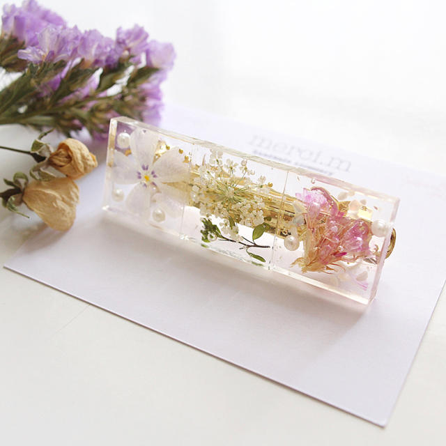 no.411 押し花レジンバレッタ | フリマアプリ ラクマ no.411 押し花レジンバレッタ | フリマアプリ ラクマ