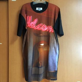 エムエムシックス(MM6)のMM6 ネオン柄 転写プリントロングTシャツ(Tシャツ(半袖/袖なし))