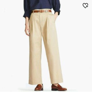 ユニクロ(UNIQLO)のUNIQLO ハイウエストチノワイドパンツ(チノパン)