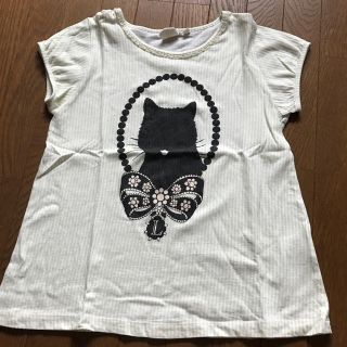 ユニクロ(UNIQLO)の140センチ 女の子 Tシャツ(Tシャツ/カットソー)