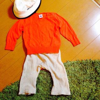 プチバトー(PETIT BATEAU)のプチバトーサマーニット74cm(その他)