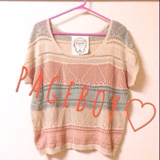 ページボーイ(PAGEBOY)の値下げ♡PAGEBOY♡サマーニット(ニット/セーター)