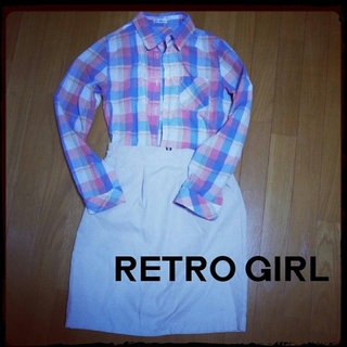 レトロガール(RETRO GIRL)のレトロガール☆ベージュスカート(ひざ丈スカート)
