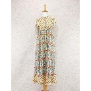 ツモリチサト(TSUMORI CHISATO)のツモリチサト　切替え総柄 マキシ丈ワンピース◆2(M)(ロングスカート)