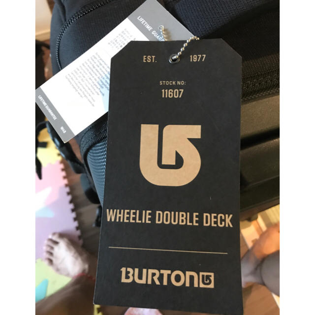 BURTON(バートン)の 再値下げ 未使用美品BURTON WHEELIE DOUBLE DECK メンズのバッグ(トラベルバッグ/スーツケース)の商品写真