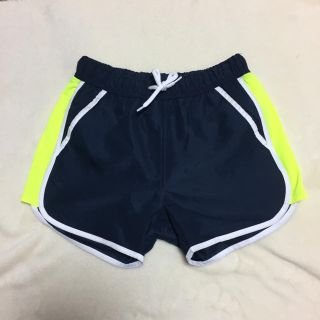 エイソス(asos)のASOS エイソス 水着 水泳パンツ メンズ XXS 紺色 蛍光イエロー(水着)