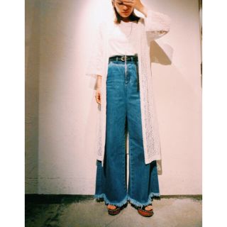 マウジー(moussy)のmoussy レースガウン(カーディガン)