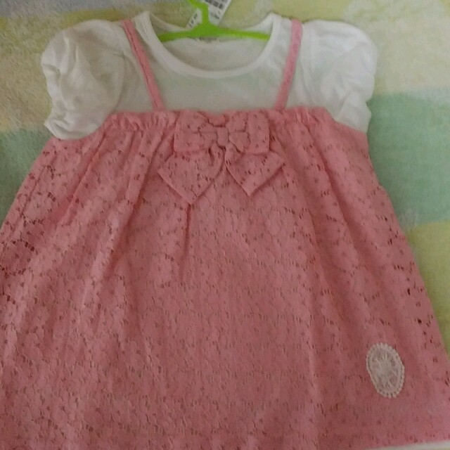 かわいいワンピース120(M) キッズ/ベビー/マタニティのキッズ服女の子用(90cm~)(ワンピース)の商品写真