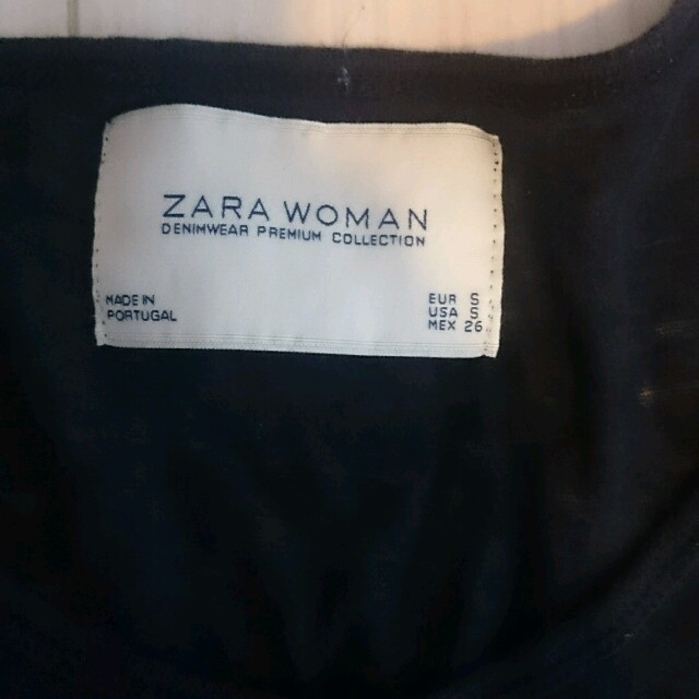 ZARA(ザラ)のna0様専用◆ZARA レディース半袖Tシャツ S 黒 レディースのトップス(Tシャツ(半袖/袖なし))の商品写真