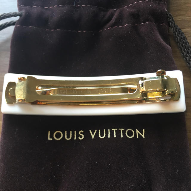 LOUIS VUITTON(ルイヴィトン)の希少！ ルイヴィトン バレッタ ピンク レディースのヘアアクセサリー(バレッタ/ヘアクリップ)の商品写真