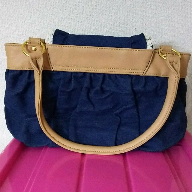 LIZ LISA(リズリサ)のリズリサ デニムトートバッグ レディースのバッグ(トートバッグ)の商品写真