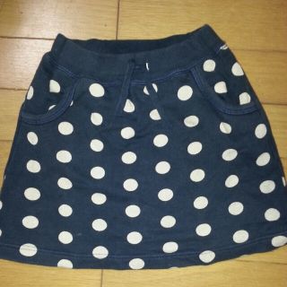 プチバトー(PETIT BATEAU)のプチバトー　ドット　スカート(ミニスカート)